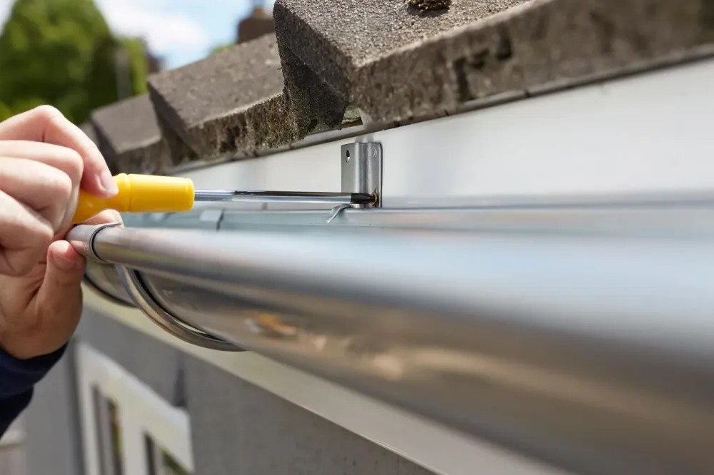 Installation gouttière